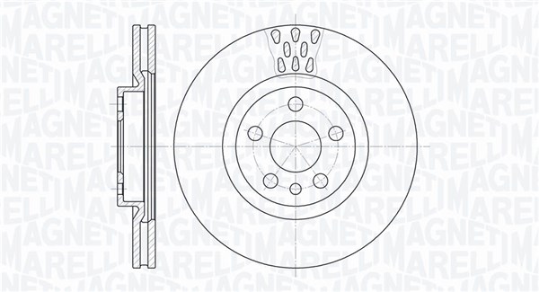 Disc frana 361302040248 MAGNETI MARELLI