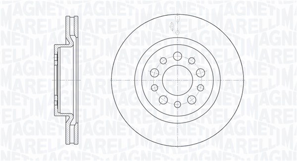 Disc frana 361302040362 MAGNETI MARELLI