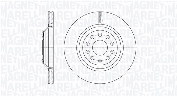 Disc frana 361302040735 MAGNETI MARELLI