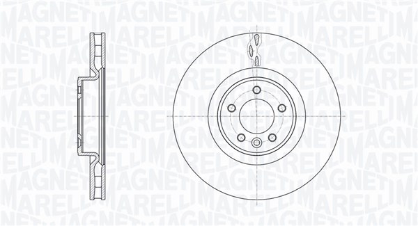 Disc frana 361302040762 MAGNETI MARELLI