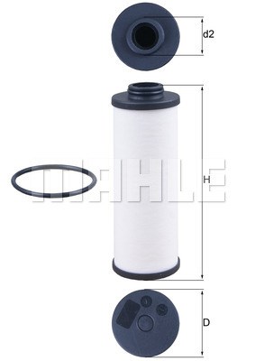 Filtru hidraulic, cutie de viteze automata 154072469184 MAGNETI MARELLI