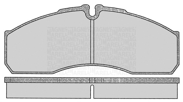 Set placute frana,frana disc 363916060478 MAGNETI MARELLI