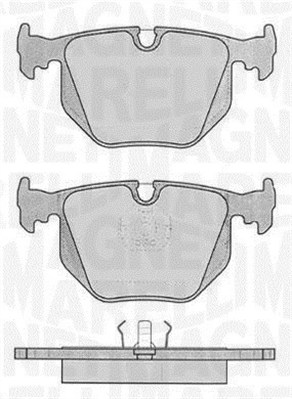 Set placute frana,frana disc 363916060485 MAGNETI MARELLI