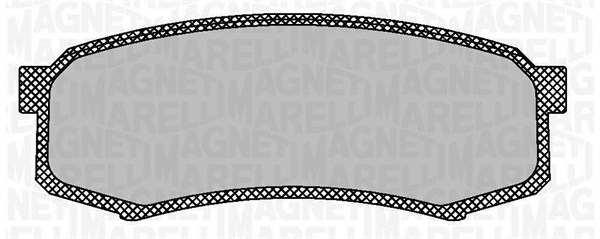 set placute frana,frana disc 363916060705 MAGNETI MARELLI