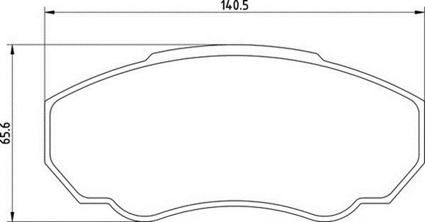 set placute frana,frana disc 363710201354 MAGNETI MARELLI