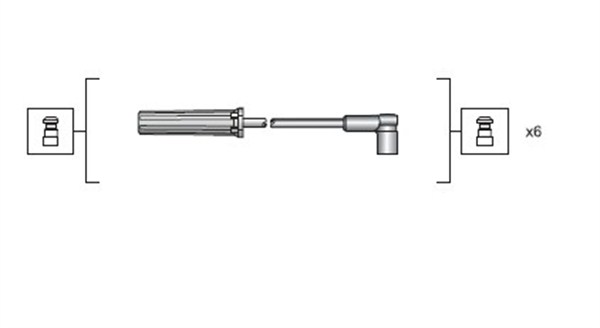Set cablaj aprinder 941318111143 MAGNETI MARELLI