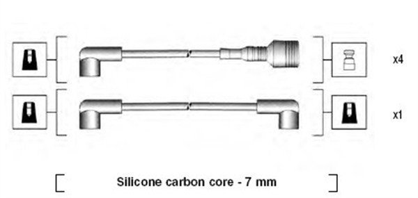 Set cablaj aprinder 941044120502 MAGNETI MARELLI