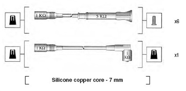 Set cablaj aprinder 941075180556 MAGNETI MARELLI