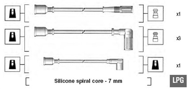 Set cablaj aprinder 941095620602 MAGNETI MARELLI