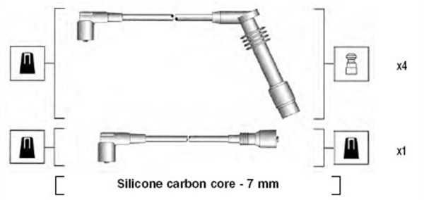 Set cablaj aprinder 941125380688 MAGNETI MARELLI