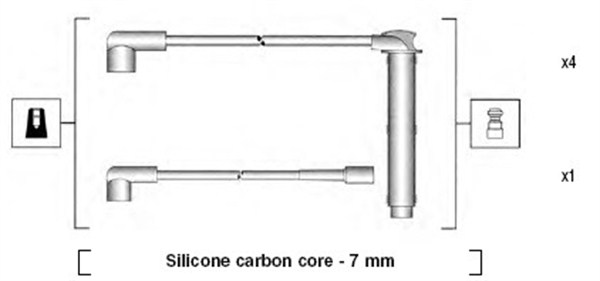 Set cablaj aprinder 941255110821 MAGNETI MARELLI