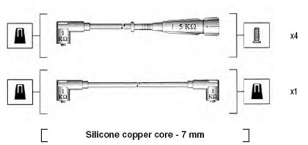 Set cablaj aprinder 941275040840 MAGNETI MARELLI