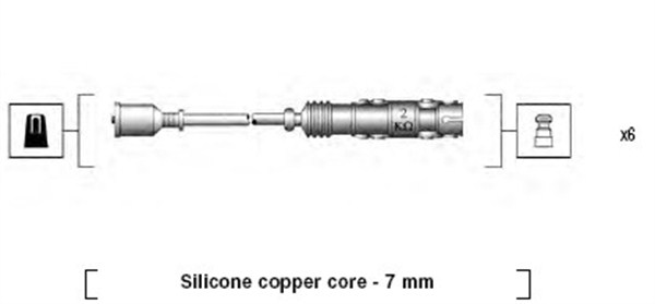Set cablaj aprinder 941455010942 MAGNETI MARELLI