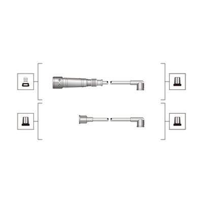 Set cablaj aprinder 941319170004 MAGNETI MARELLI