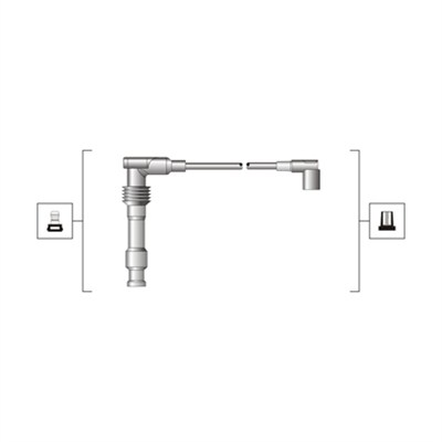 Set cablaj aprinder 941319170015 MAGNETI MARELLI