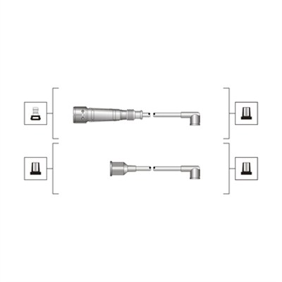 Set cablaj aprinder 941319170017 MAGNETI MARELLI