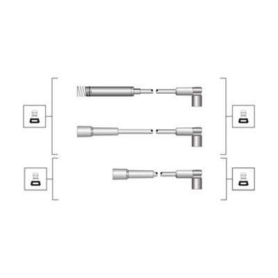 Set cablaj aprinder 941319170020 MAGNETI MARELLI