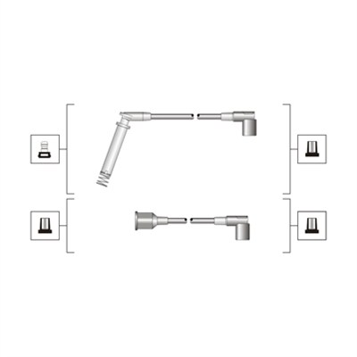 Set cablaj aprinder 941319170045 MAGNETI MARELLI