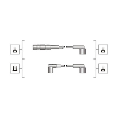 Set cablaj aprinder 941319170048 MAGNETI MARELLI