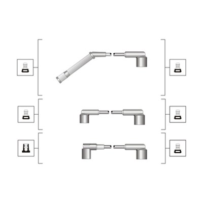 Set cablaj aprinder 941319170053 MAGNETI MARELLI