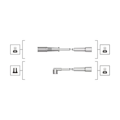 Set cablaj aprinder 941319170066 MAGNETI MARELLI