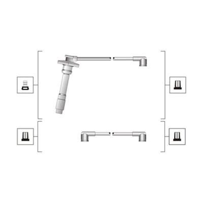 Set cablaj aprinder 941319170079 MAGNETI MARELLI