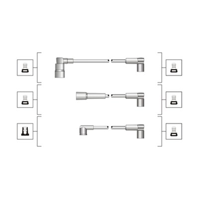 Set cablaj aprinder 941319170080 MAGNETI MARELLI