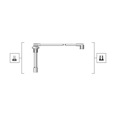 Set cablaj aprinder 941319170105 MAGNETI MARELLI