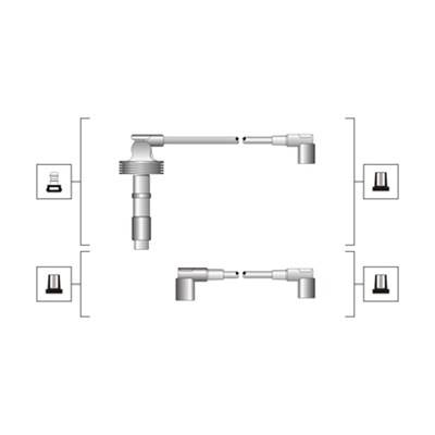 Set cablaj aprinder 941319170116 MAGNETI MARELLI