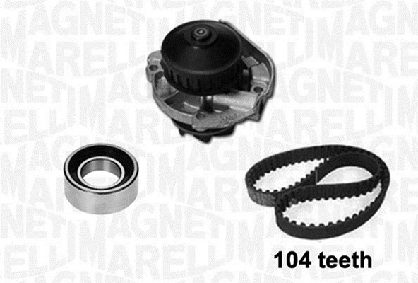 Set pompa apa + curea dintata 341405660001 MAGNETI MARELLI