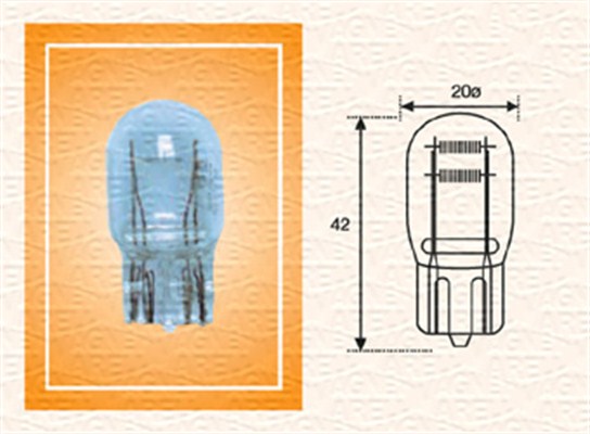 Bec, lumini bord 002052400000 MAGNETI MARELLI