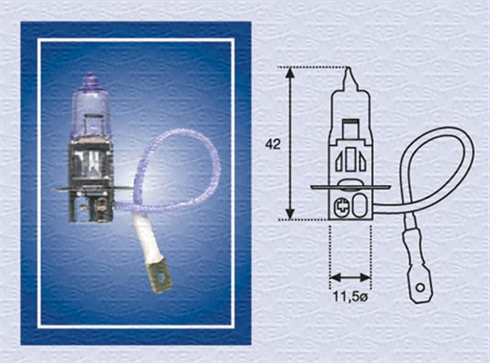 Bec, proiector ceata 002554100000 MAGNETI MARELLI