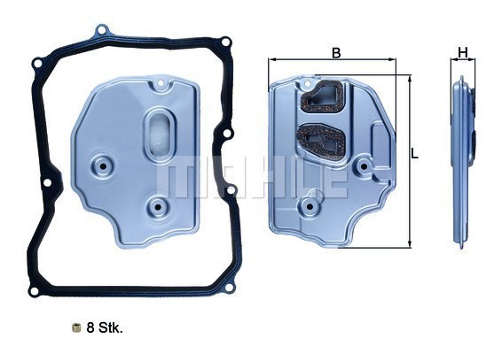 Filtru hidraulic, cutie de viteze automata 154072437255 MAGNETI MARELLI