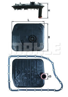 Filtru hidraulic, cutie de viteze automata 154072437257 MAGNETI MARELLI