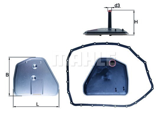Filtru hidraulic, cutie de viteze automata 154072440127 MAGNETI MARELLI