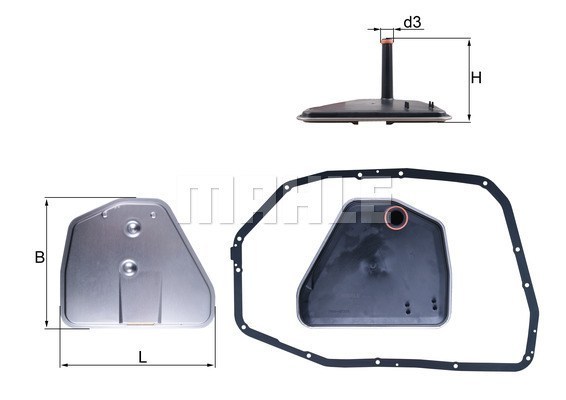 Filtru hidraulic, cutie de viteze automata 154072469214 MAGNETI MARELLI