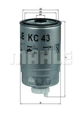 Filtru combustibil 154086873450 MAGNETI MARELLI