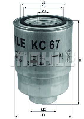 Filtru combustibil 154087161280 MAGNETI MARELLI