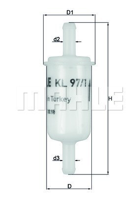 Filtru combustibil 154072427453 MAGNETI MARELLI