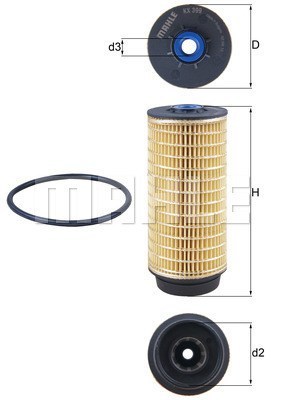 Filtru combustibil 154072375489 MAGNETI MARELLI