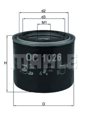 Filtru ulei 154070595364 MAGNETI MARELLI