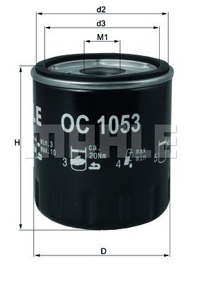 Filtru ulei 154705883390 MAGNETI MARELLI