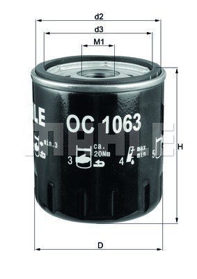 Filtru ulei 154070582031 MAGNETI MARELLI