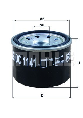 Filtru ulei 154072447359 MAGNETI MARELLI