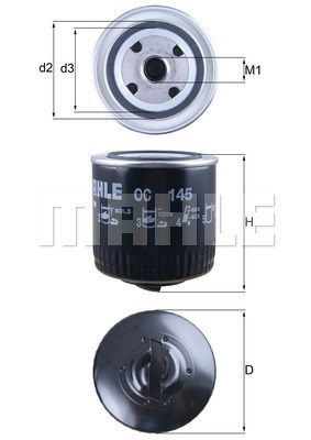 Filtru ulei 154087962940 MAGNETI MARELLI
