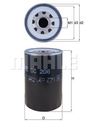 Filtru ulei 154086189770 MAGNETI MARELLI