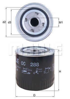 Filtru ulei 154098540500 MAGNETI MARELLI