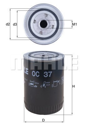 Filtru ulei 154076415410 MAGNETI MARELLI