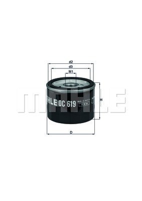 Filtru ulei 154705159730 MAGNETI MARELLI