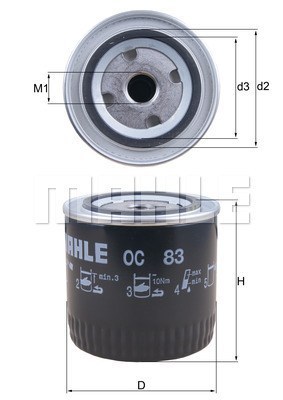 Filtru ulei 154020146110 MAGNETI MARELLI